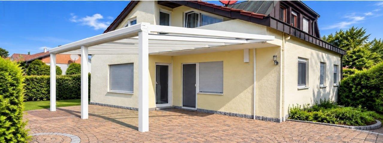 Terrassenüberdachung am Einfamilienhaus – nachher